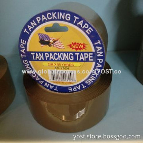 Single Sided BOPP Packing Tape For Carton Sealing, BSCI, Taiwan Glue
